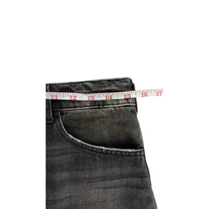 We The Free Womens Faded Black Denim Skirt Size 27 High Rise Cutoff Raw Hem Y2K thumbnail 5