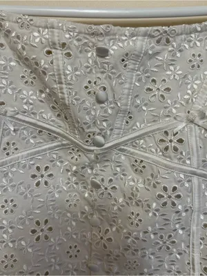 For Love and Lemons White Unlined Sophie Eyelet Skirt Mini Small Bachelorette thumbnail 6