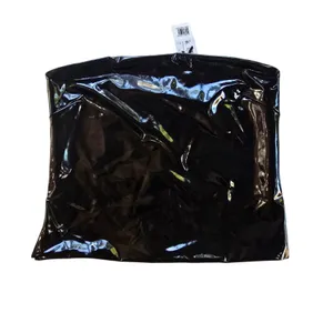 Naked Wardrobe NWT Womens Black Vinyl Tube Top‎ Strapless Zip Back NW-T3406-VL M thumbnail 2