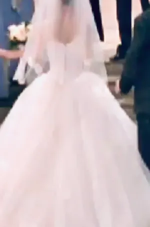 David's Bridal Wedding Dress Ivory Corset Gown Lace Tulle Princess 2 thumbnail 1