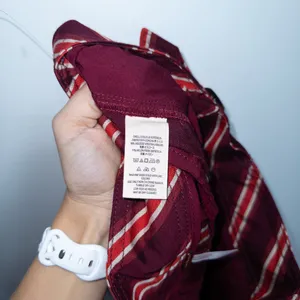 Free People Burgundy Red Striped Seamed Like The Right Thing Cropped Pants 0 thumbnail 11