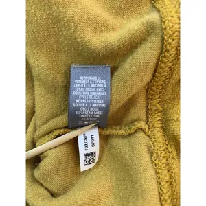 Aerie Soft‎ Velour Sweatshirt Women XS Mustard Yellow Oversized Cozy Top Comfy thumbnail 5