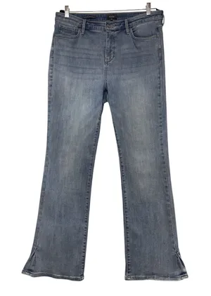 NYDJ Barbara Bootcut Jeans Womens 14 Blue Medium Wash Lift Tuck Stretch‎ Denim thumbnail 1