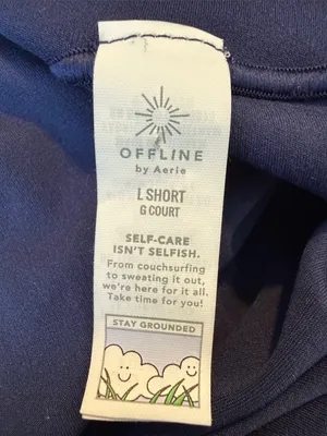 OFFLINE by AERIE Navy Blue Real Me Hi-Rise 7/8 Leggings thumbnail 14
