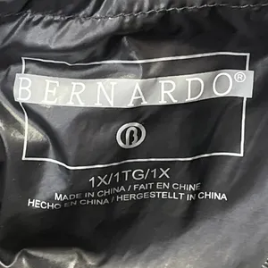 Bernardo Black Long Sleeves Front Zip Quilted Hooded Puffer Coat Jacket Size 1X thumbnail 4