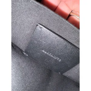 All Saints Captain Lea Leather Crossbody Bag In Gray thumbnail 7