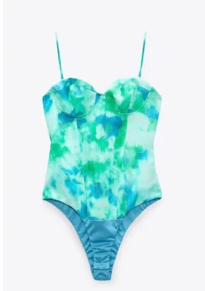 Zara Corset Bodysuit thumbnail 1