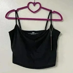 SKIMS Fits Everybody Crop Cami Onxy Size Small new sealed thumbnail 1