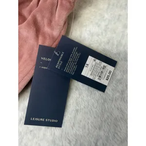 Universal Thread Womens High Rise Velour‎ Wide Leg Pants Mauve Pink 1X NWT thumbnail 3