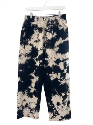 Natural Life Corduroy Wide Leg‎ Pants Medium Black Tie Dye thumbnail 3