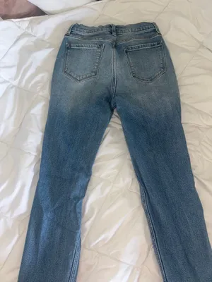Windsor Jeans Distressed High-Rise thumbnail 2