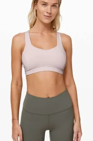 Lululemon Free‎ to Be Serene Sports Bra Pink Bliss 6 thumbnail 1
