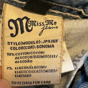 Miss Me Jeans Women Bootcut‎ Embellished Pockets Blue Denim Size 27 thumbnail 3