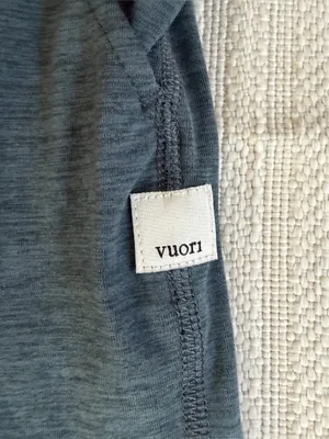 Vuori Lux Jumpsuit in Stone Heather Blue Size Small thumbnail 5