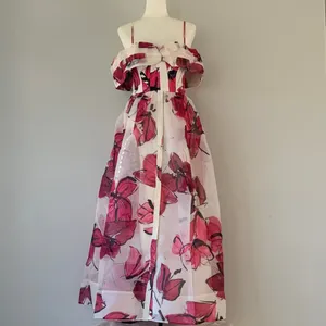 NWT Aje Cordelia Corsetted Maxi Dress thumbnail 6