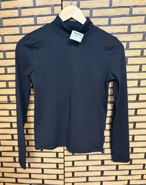 Hunter & brown black turtle neck long sleeve top size small thumbnail 1