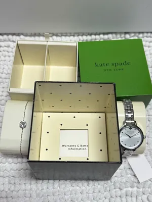 Kate Spade NY Metro Three-Hand Quartz Bracelet Watch & Crystal Bracelet Set NWT thumbnail 12