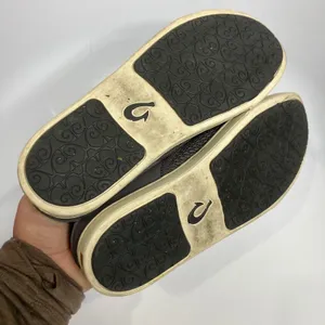 Olukai Pehuea slip on shoes gray women's size 9.5 casual minimalist neutral‎ thumbnail 6