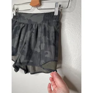 Lululemon Camo Hotty Hot Running Shorts 4 Tall thumbnail 2
