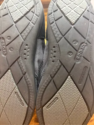 Crocs Black And Gray Mules Women Size 7 thumbnail 5