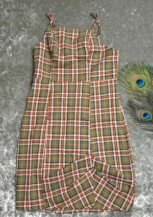 Urban Outfitters Monica‎ Plaid Mini Dress thumbnail 1