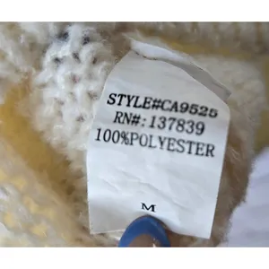 Luna Ivy Oversized Cream Strawberry Knit Cardigan Sweater Womens Medium Preppy thumbnail 9