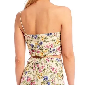 EN SAISON Anthropologie Valeria One Shoulder Crop Top thumbnail 2
