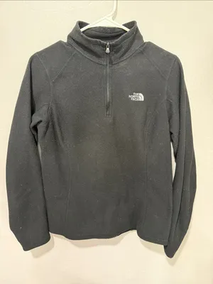The North Face Women’s Black 1/4 zip Fleece Pullover thumbnail 1