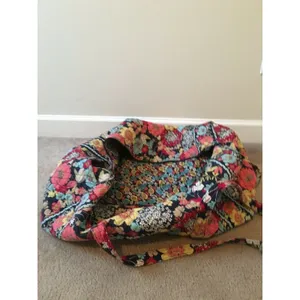 Vera Bradley Floral Print Large Duffle Iconic Bag Multicolor thumbnail 6
