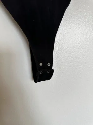 Garage Plunge Black Bodysuit thumbnail 4