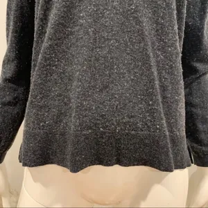 Massimo Dutti Wool and Silk V Neck Long Sleeve Sweater thumbnail 2