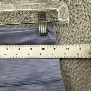 Lululemon Wunder Train High Rise Shorts 8" Heathered Water‎ Drop Biker Women 4 thumbnail 6