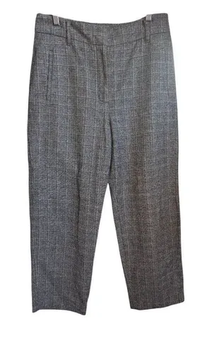 Aritzia Wilfred wool cashmere blend plaid trouser pants 6 thumbnail 1
