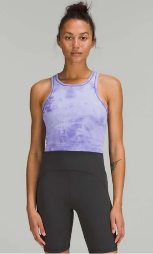 Lululemon Ebb to Street Cropped Racerback Tank Top. thumbnail 1