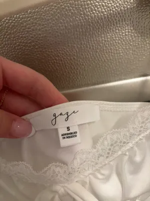 flowy tank top White thumbnail 3