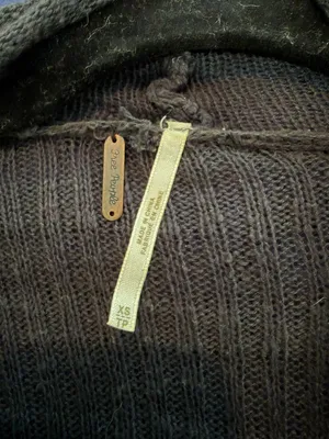 FREE PEOPLE Sheer Stripe Duster Long Line Open Cardigan Sweater - Size XS thumbnail 9