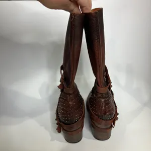 Freebird by Steven Coy boots leather calf high‎ zipper closure women's size 9 thumbnail 8