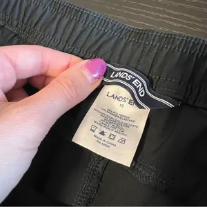 Lands’ End Women’s Black Athletic Shorts‎ 10 thumbnail 5