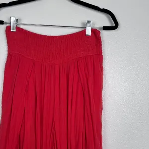 Free People Women's Side Leg Cotton Gauze Pants Sz S thumbnail 2