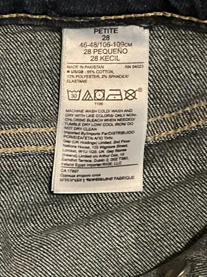 Banana Republic Premium Denim High Rise Wide Leg Crop Jeans 28P thumbnail 6