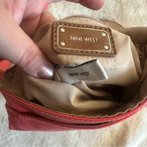 Nine West Crossbody Bag Tangerine Faux Leather thumbnail 5