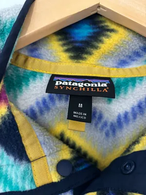 Patagonia Synchilla Snap T Pullover Sweatshirt in Timber Twist thumbnail 8