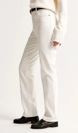 Abercrombie Ultra High Rise 90s Straight Jeans thumbnail 4