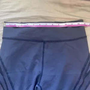 Lululemon Never Still Crop 21" Leggings Cadet Blue‎ size 8 thumbnail 10