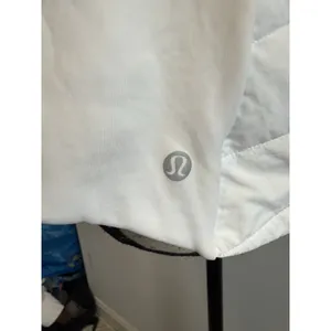 Lululemon Another Mile Full Zip Vest Hooded White Second Release‎ W4BSCS Sz 2 thumbnail 6