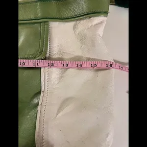 Kate Spade Green and White Leather Handbag thumbnail 8