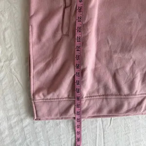 Women's Oversized Hoodie Dress with Split Sides Blush Size XL #260495 thumbnail 4