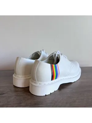 Dr. Martens NEW Unisex 1461 Smooth Leather Pride Oxford Size 8 or 7 #631 thumbnail 7