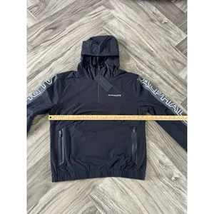 ALPHALETE Women’s EXP Tech Windbreaker- Black Matter, Size Small thumbnail 3