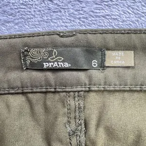 Prana Meme Cargo‎ Pants Womens Size 6 Green Olive Outdoors Hiking Climbing thumbnail 4